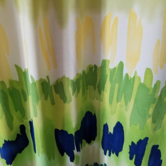 Dressbarn Racerback TieDye Midi Maxi Tank Dress Skinny Strap - Great Color Combo - Picture 9 of 15
